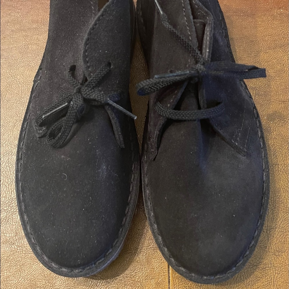 Crewcuts Macalister black suede boots.